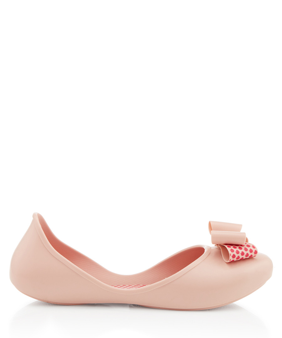 Girls' nude bow ballet flats Sale - zaxy
