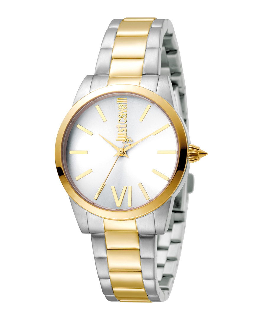 Dual-tone stainless steel watch Sale - JUST CAVALLI