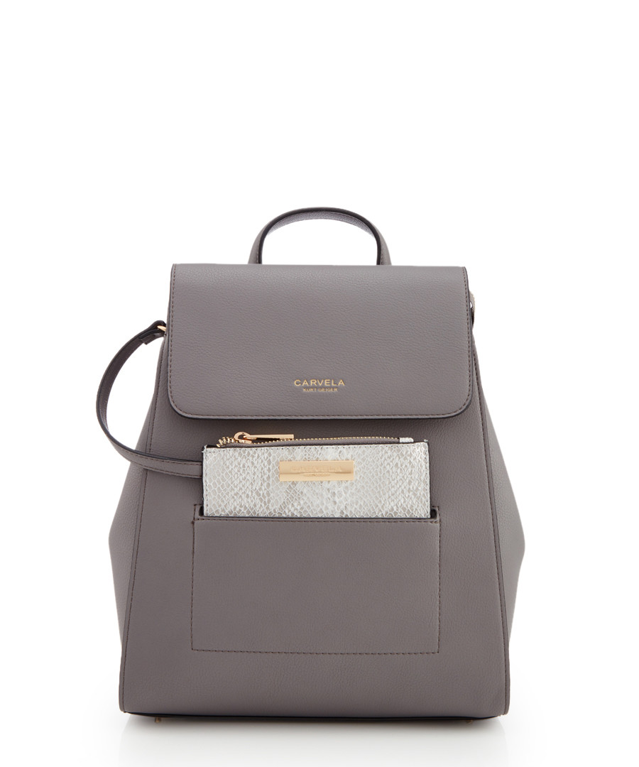 carvela slinky backpack grey