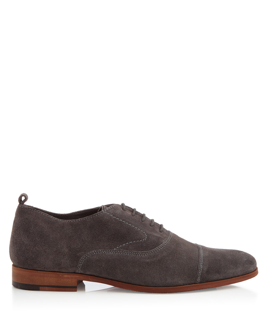 Topsham grey suede lace-up Oxfords Sale - KG MEN