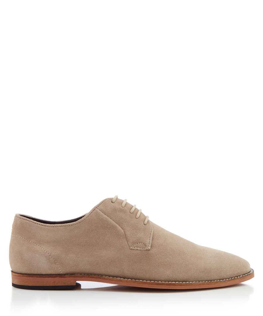 Tipton beige suede Derby shoes Sale - KG MEN