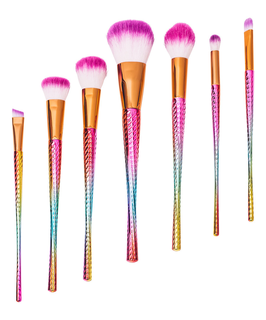 7pc Unicorn Mermaid Essentials brush set Sale - zoe ayla