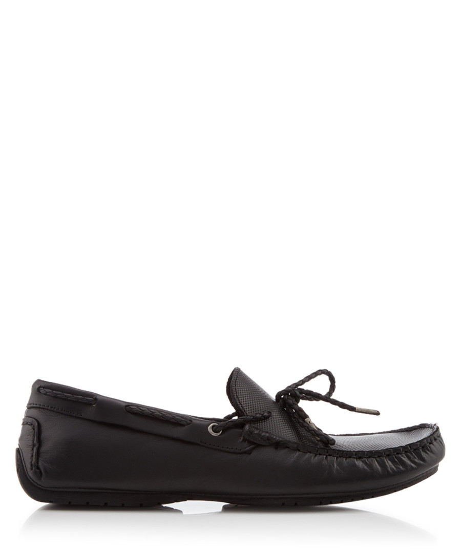 Carmen black laced loafers Sale - Dune Mens