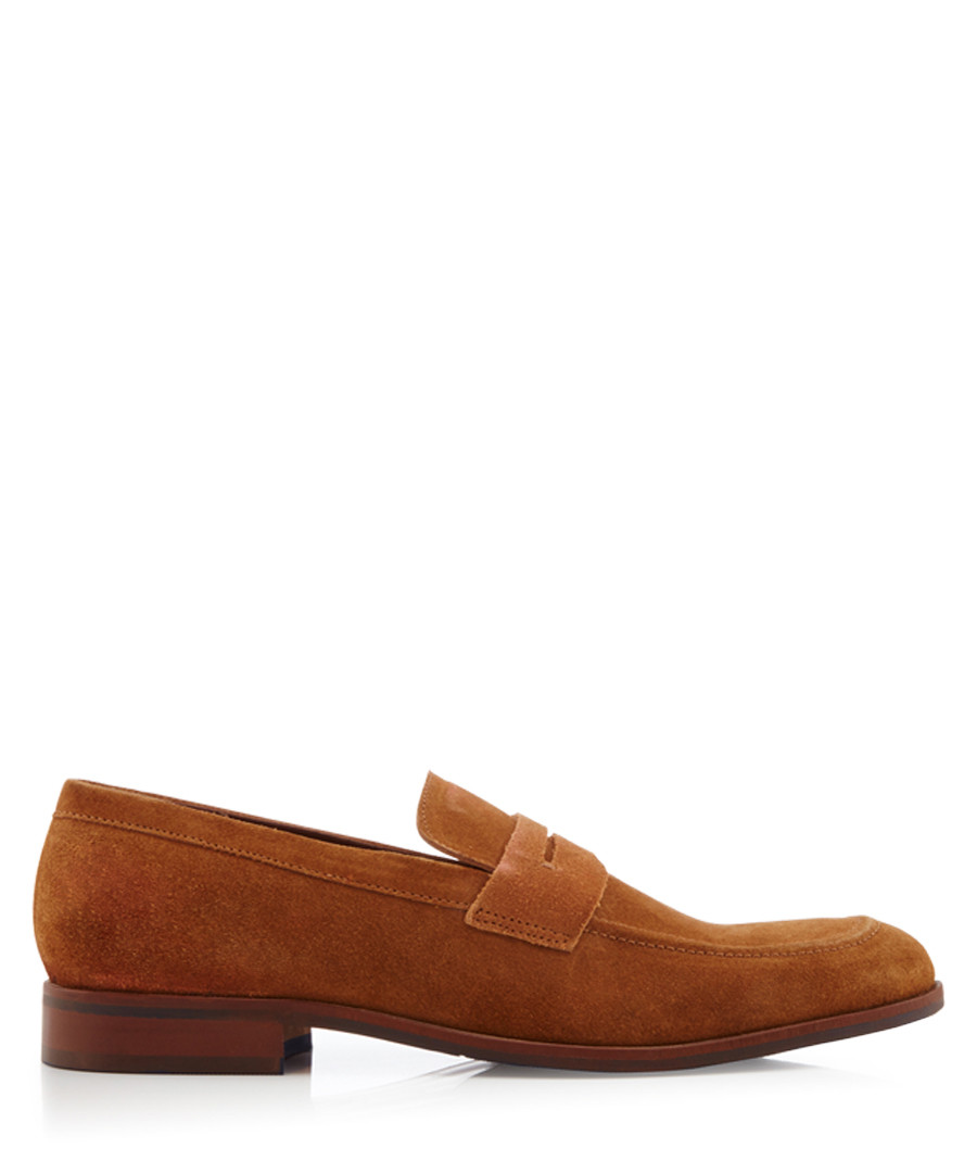 Ruling tan slip-on loafers Sale - Dune Mens