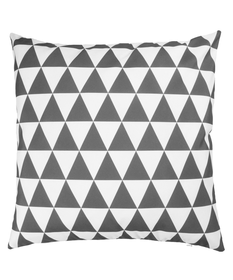 Ecru & dark grey cushion cover 50cm Sale - FEBRONIE