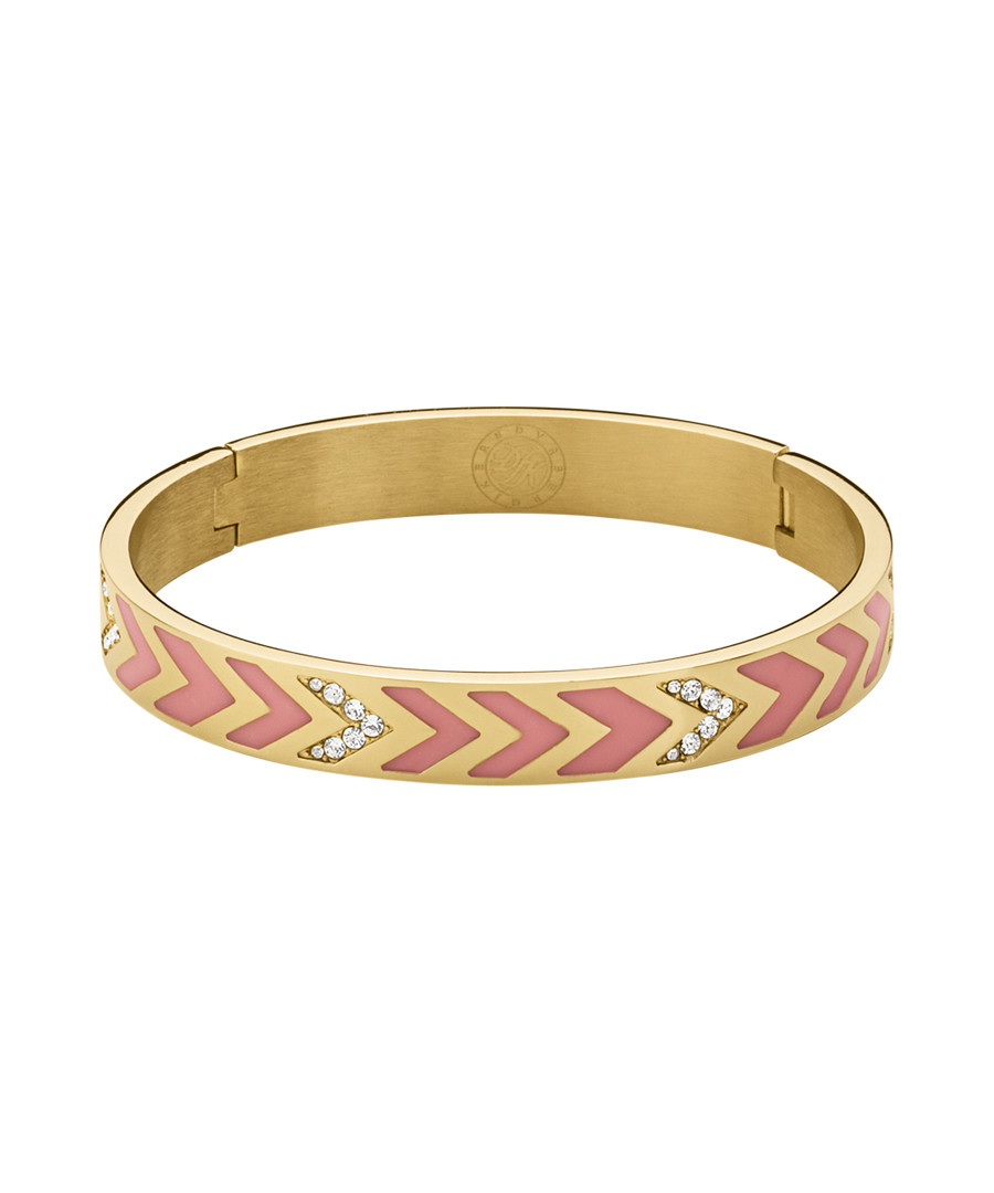 Aponi gold-tone & rose crystal bangle Sale - dyrberg/kern