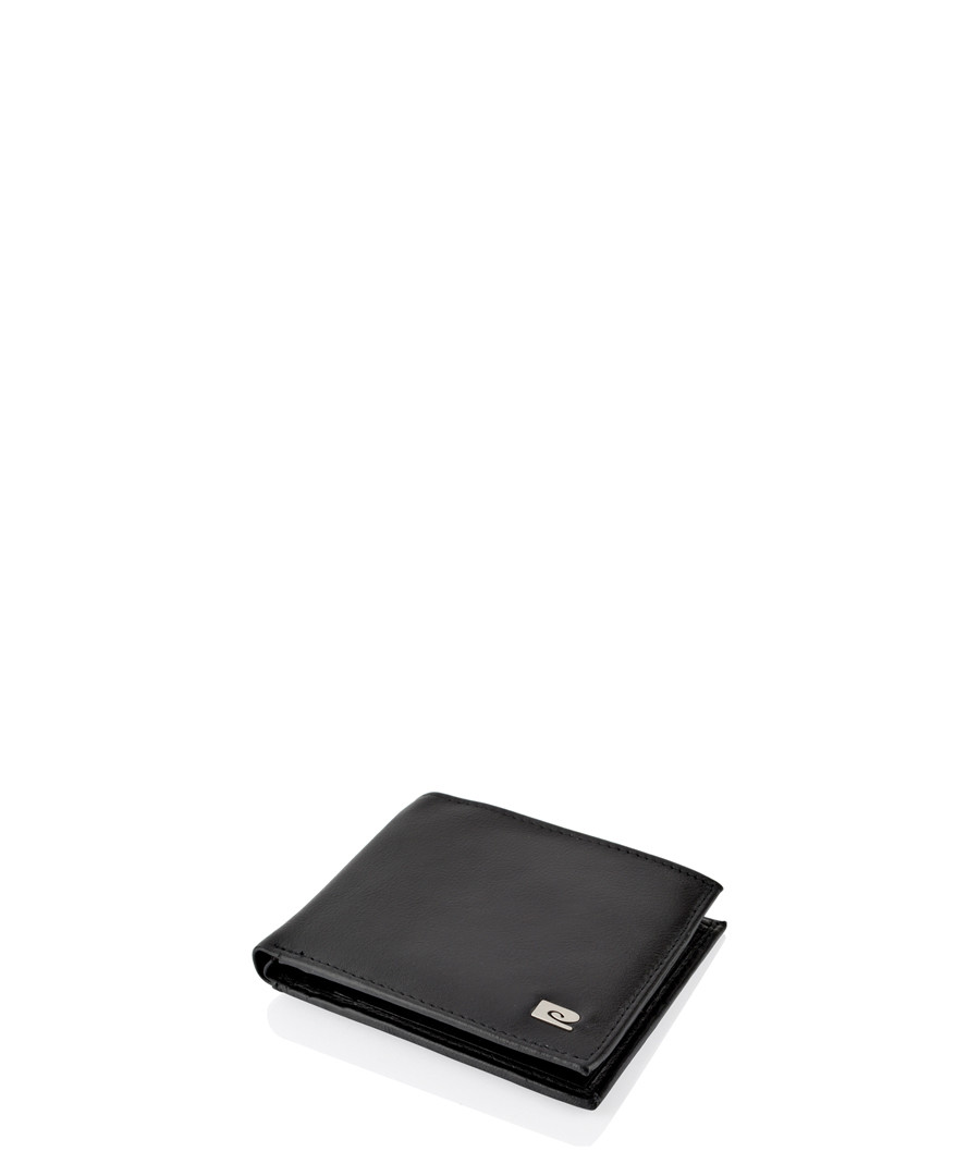 Black leather logo wallet Sale - pierre cardin