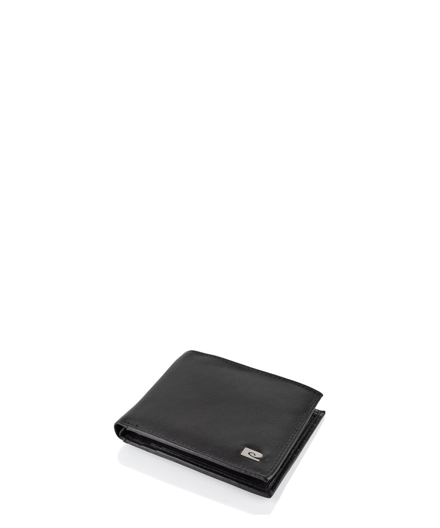 Black leather wallet Sale - pierre cardin