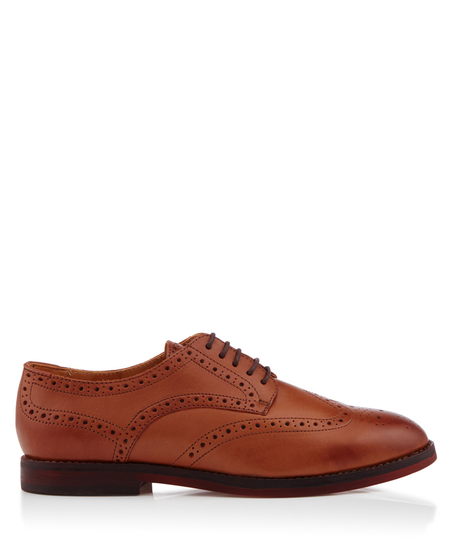 Talbot tan leather lace-up shoes Sale - hudson