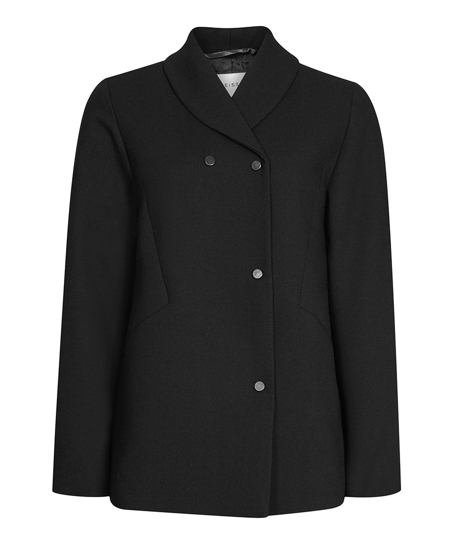 Women's Ashby black wool blend jacket Sale - Reiss