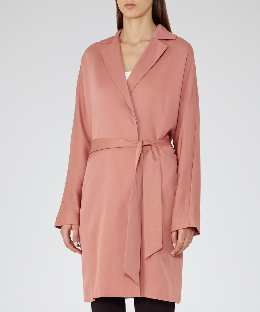 Women's Manhattan blush trench coat Sale - Reiss