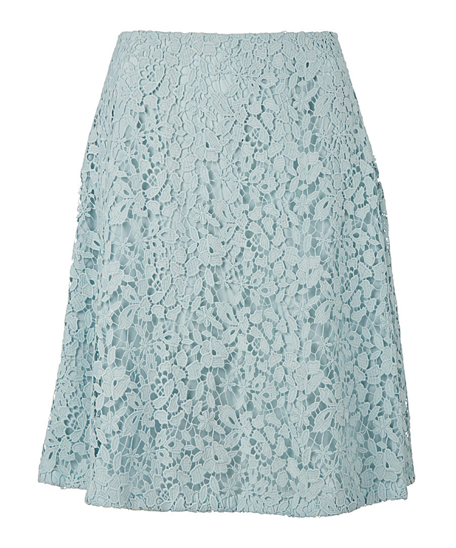 Women's Tam blue floral lace skirt Sale - Reiss