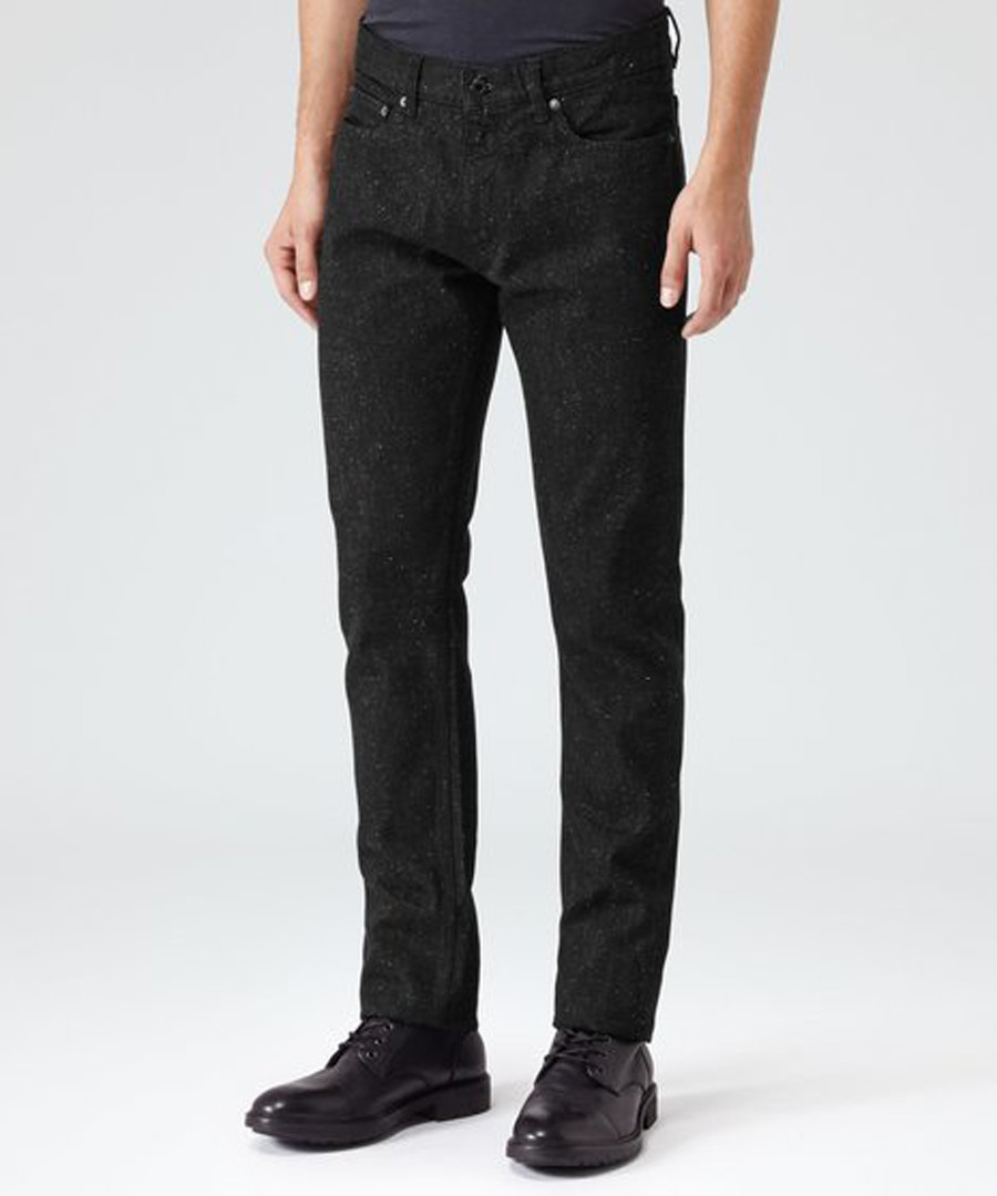 Men's Stinger black cotton trousers Sale - Reiss