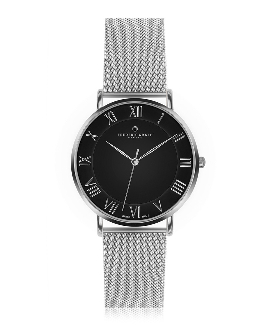 Dom silver-plated & steel mesh watch Sale - frederic graff