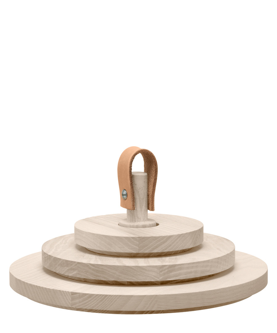 Utility ash wooden trivet set Sale - lsa