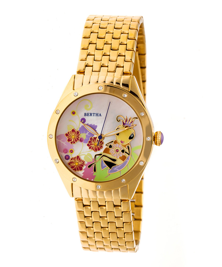 Ericka gold-tone stainless steel watch Sale - bertha