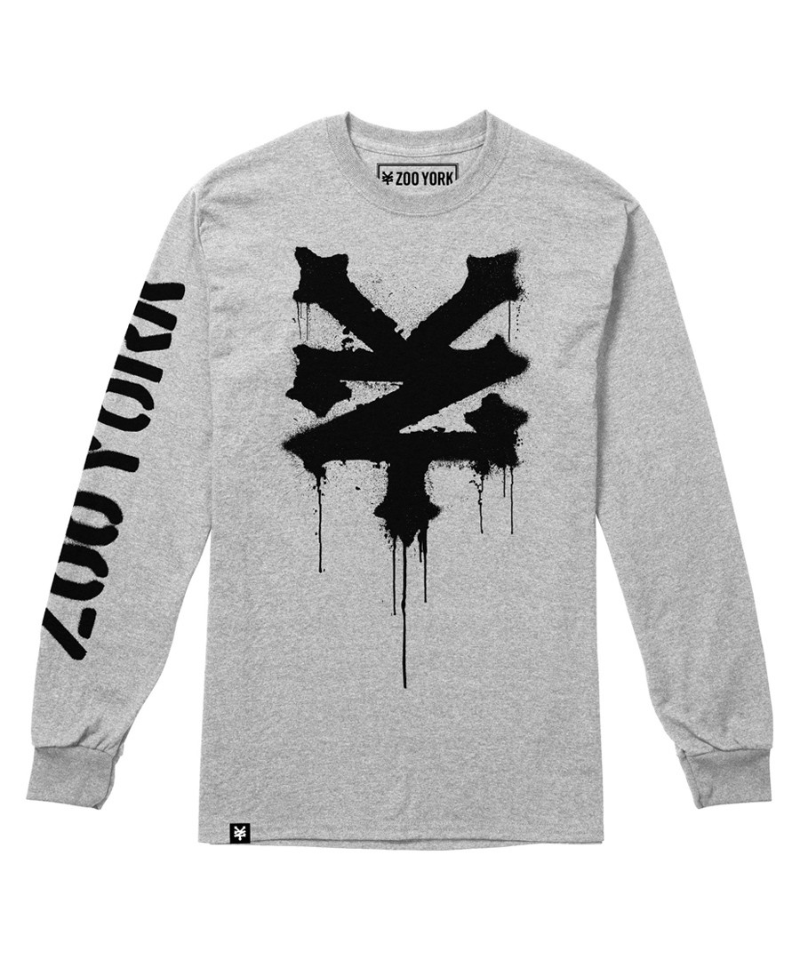 Stencil grey pure cotton jumper Sale - Zoo York