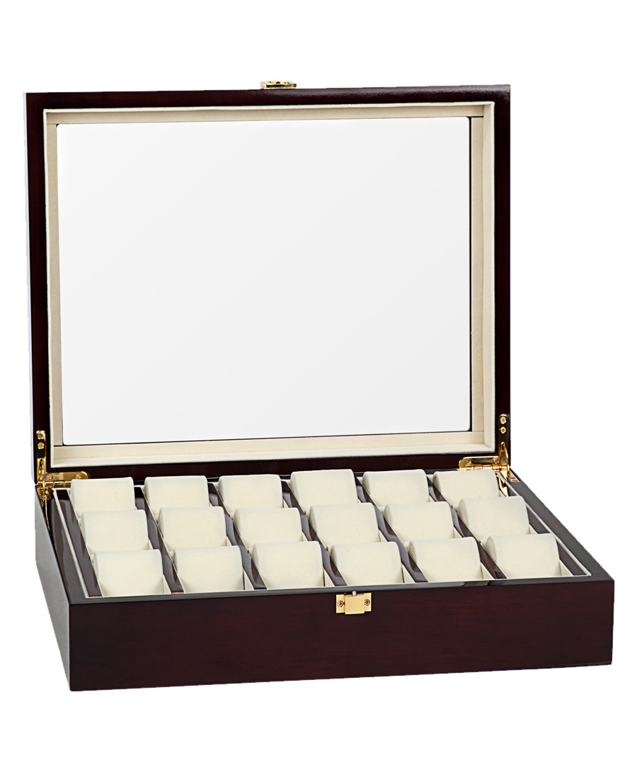 Brown 18-watch collector case Sale - andre belfort