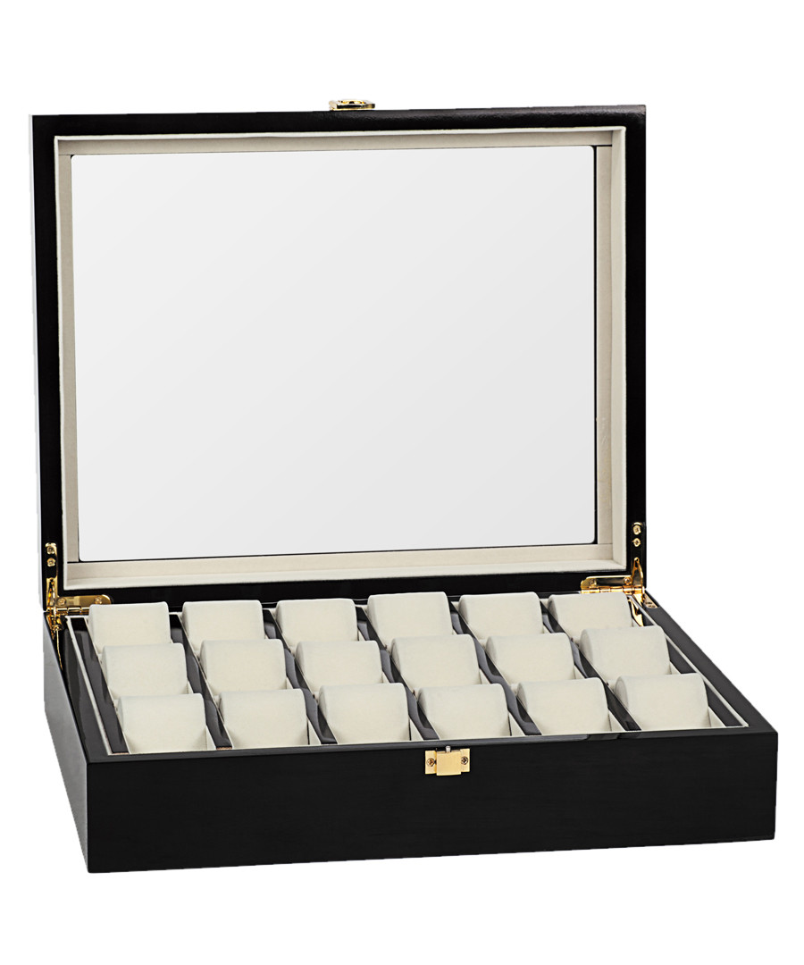Black 18-watch collector case Sale - mathis montabon