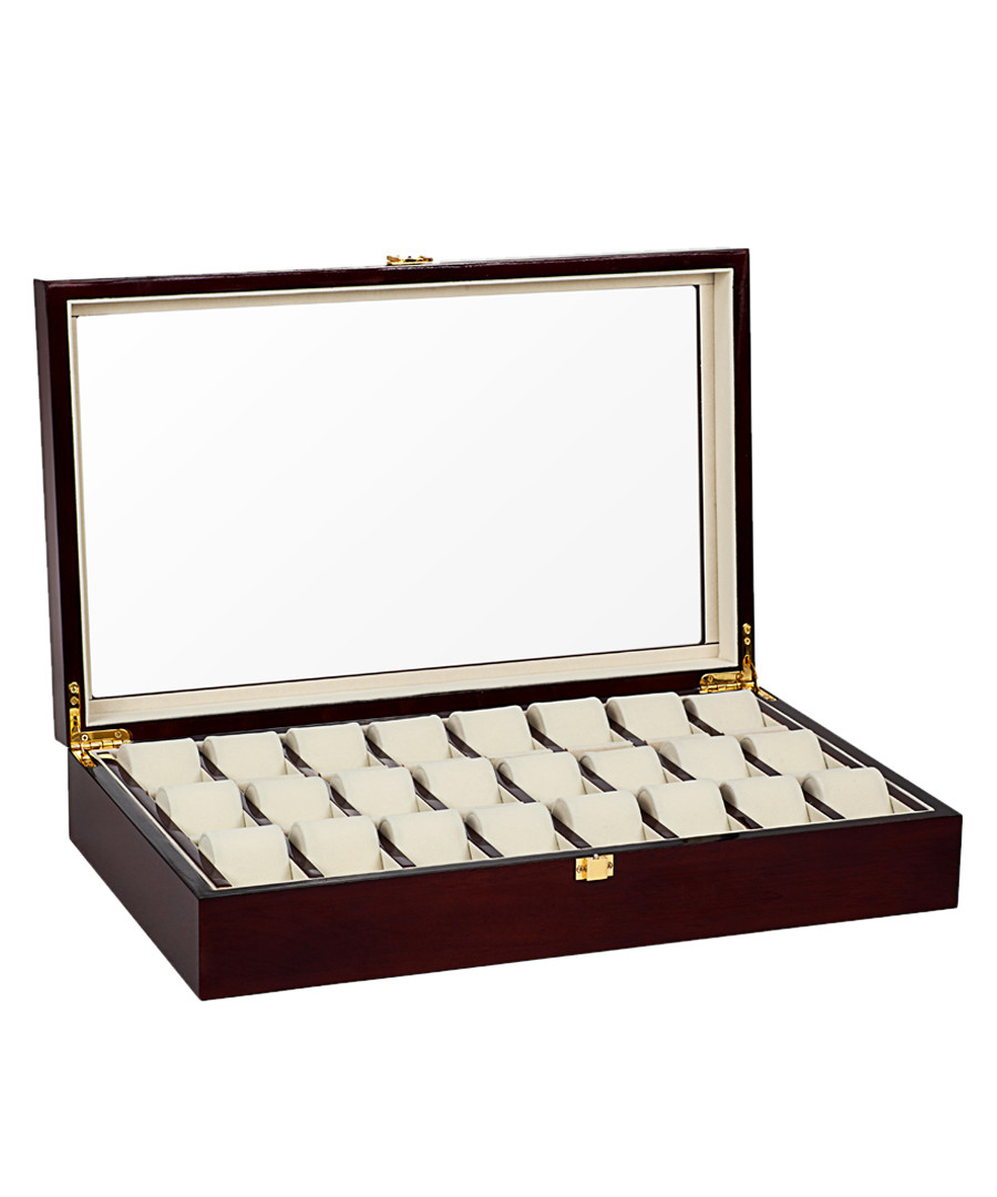 Brown 24-watch collector case Sale - mathieu legrand