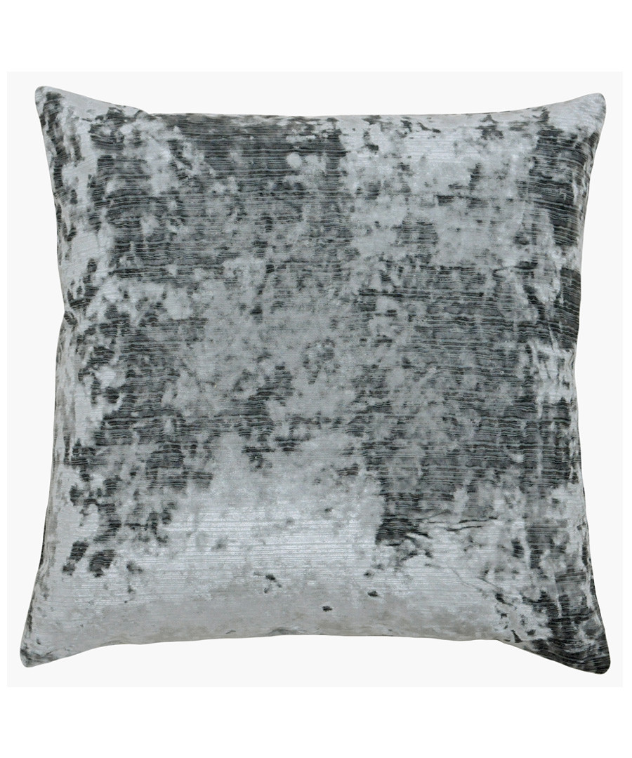 Neptune graphite velvet cushion 58cm Sale - riva paoletti