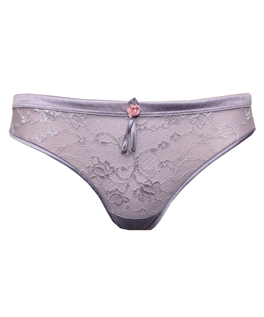 Keepsake lavender silk blend thong Sale - tallulah love