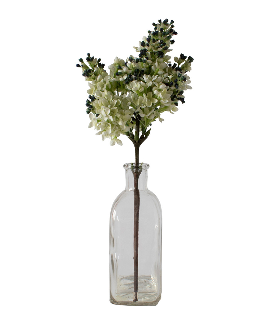 Artificial stocks & glass vase 37cm Sale - Gallery
