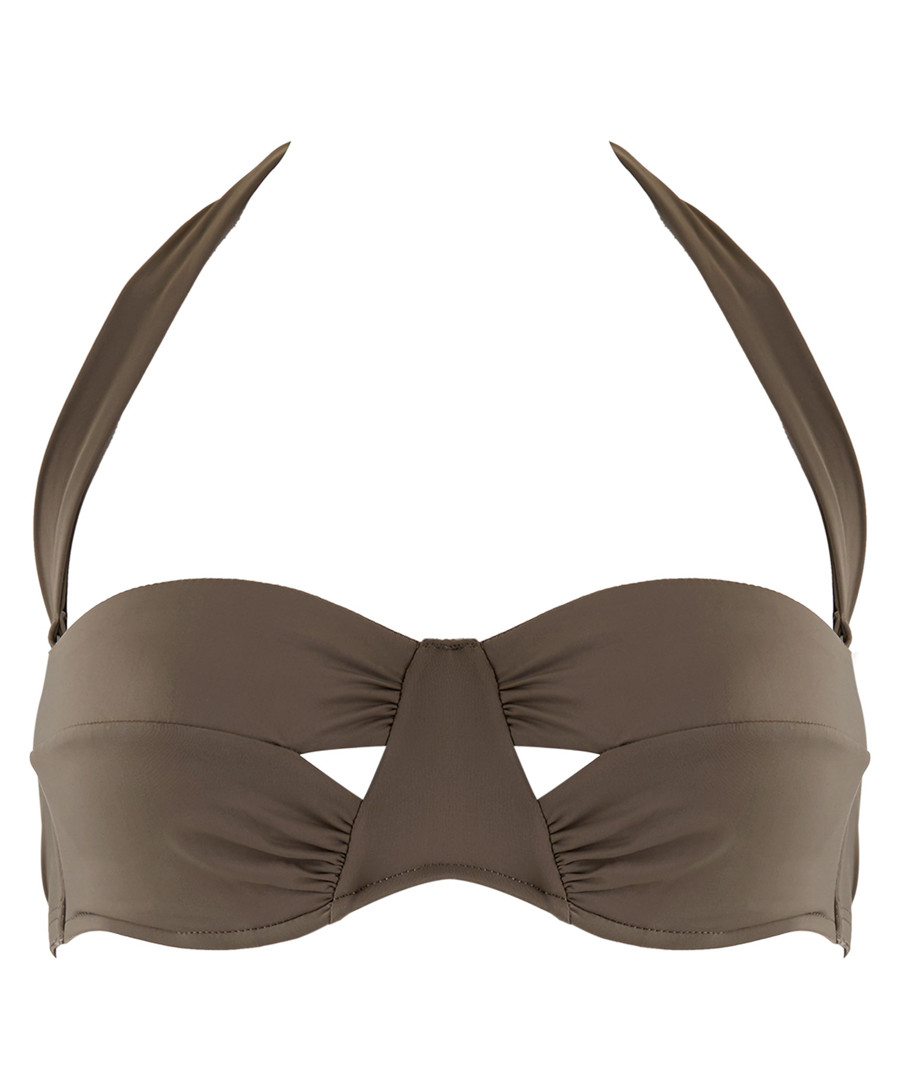 Sexy Chill khaki bandeau bikini top Sale - AUBADE