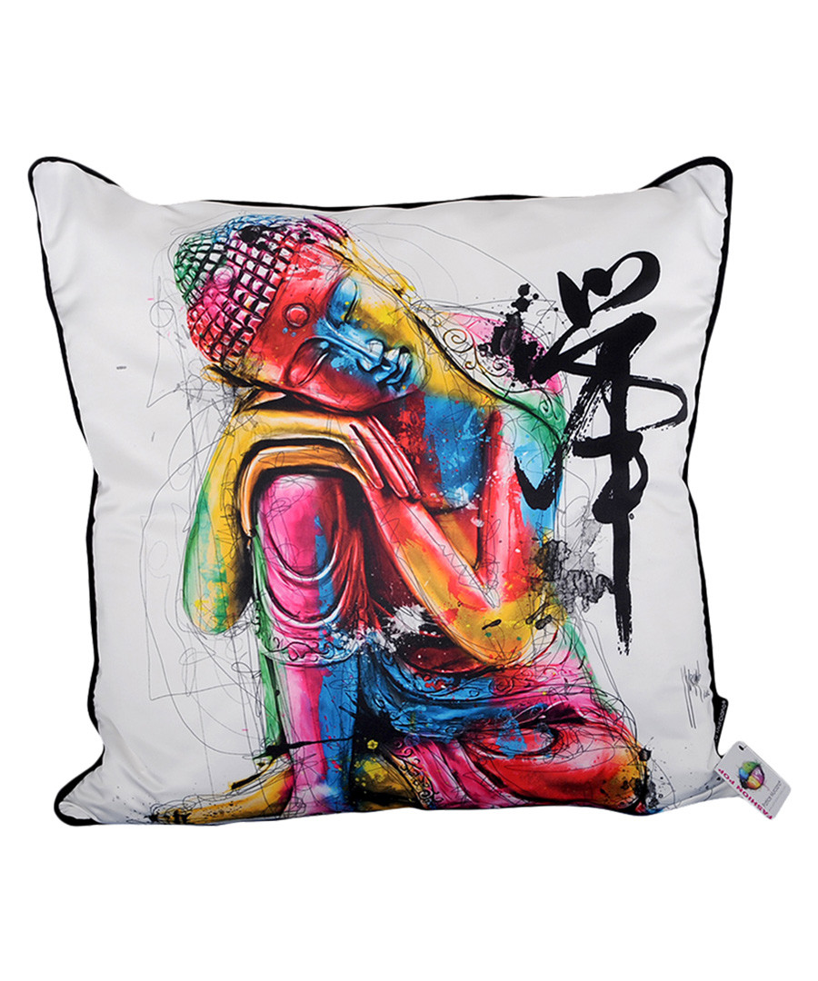Bouddha Feng cotton blend cushion 55cm Sale - 1Wall