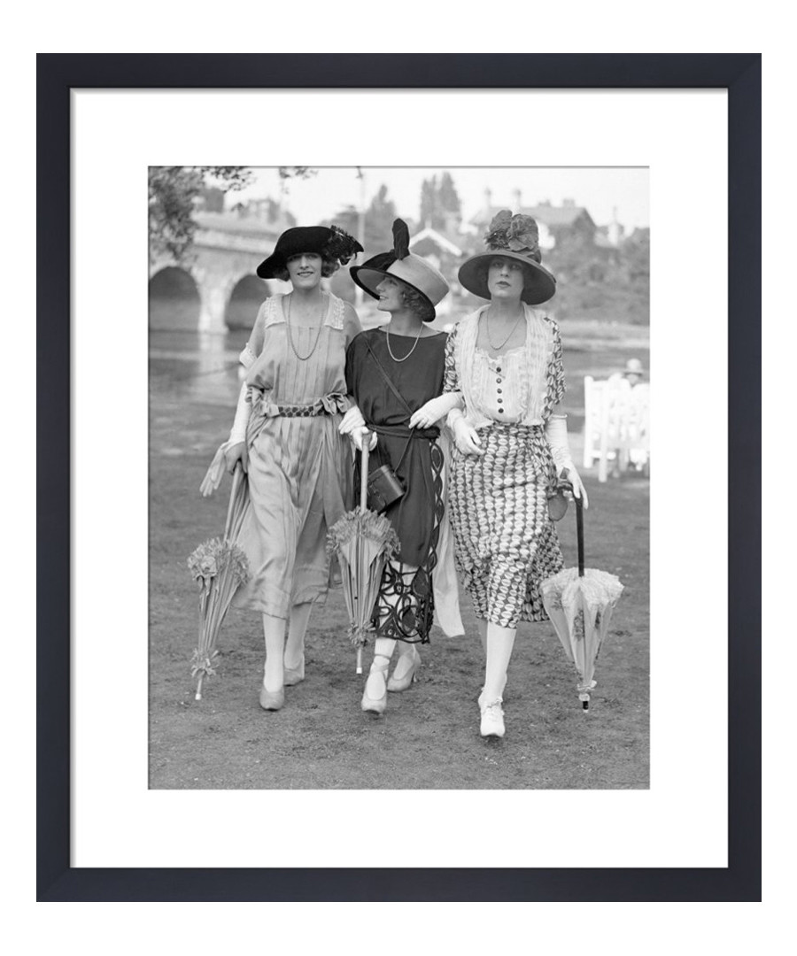Ascot Fashion, 1921 framed print Sale - wall art