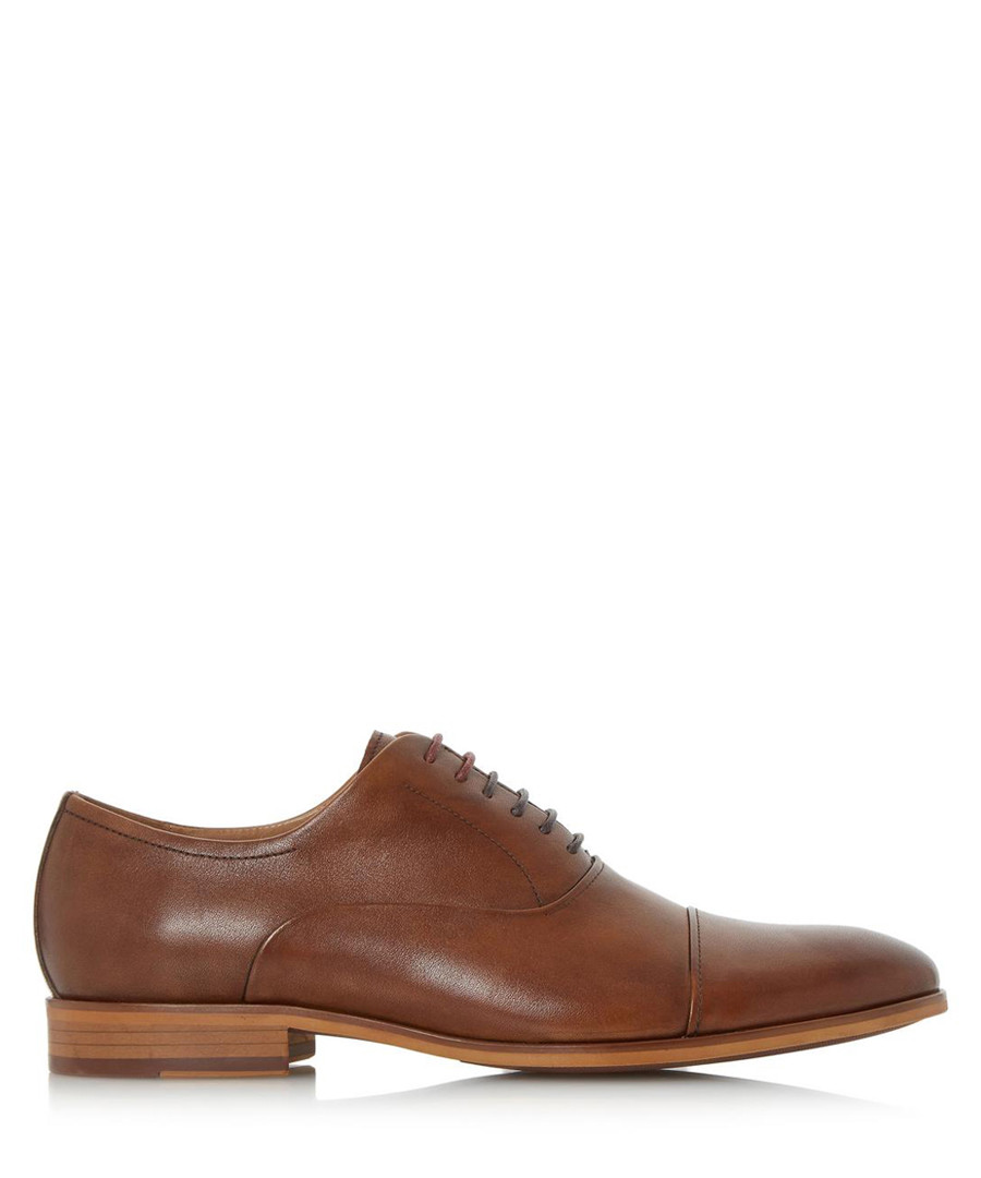 Padstow tan leather Oxford shoes Sale - dune