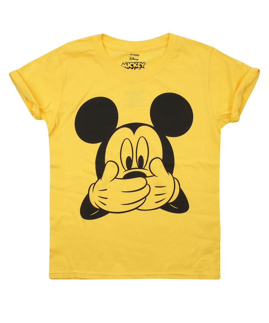 Girls' Mickey daisy yellow T-shirt Sale - disney