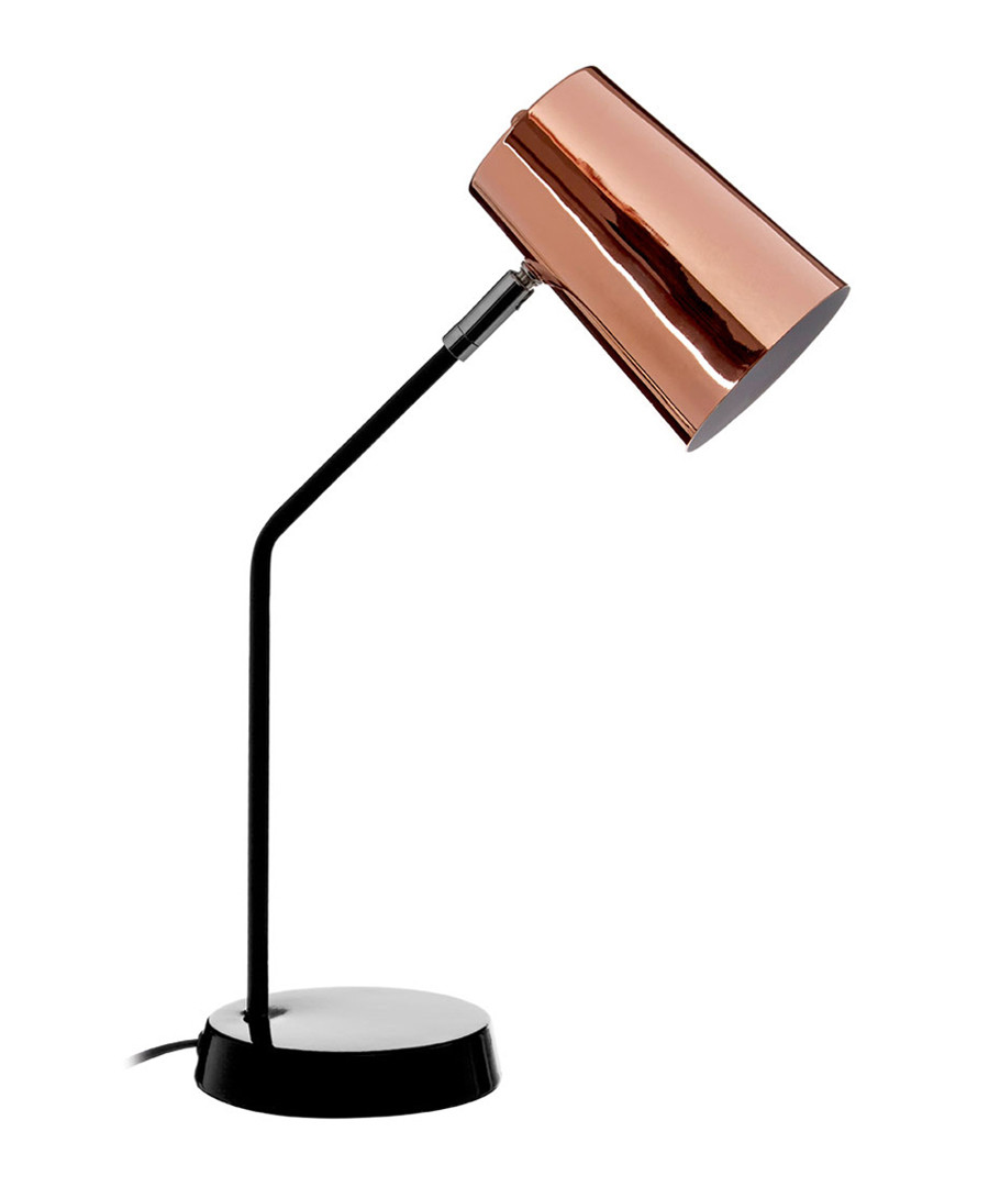 Bart copper-tone & black table lamp Sale - premier