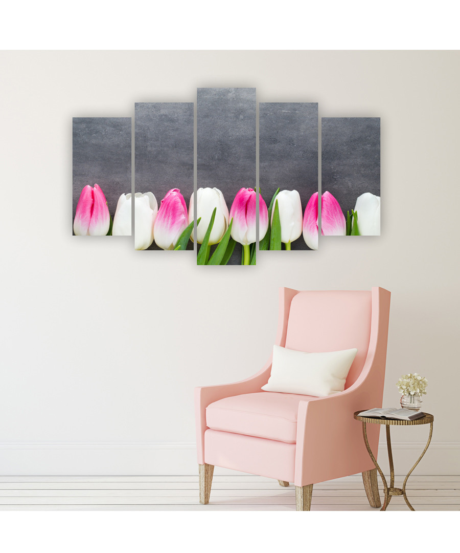 5pc Tulips wall art Sale - FIFTH