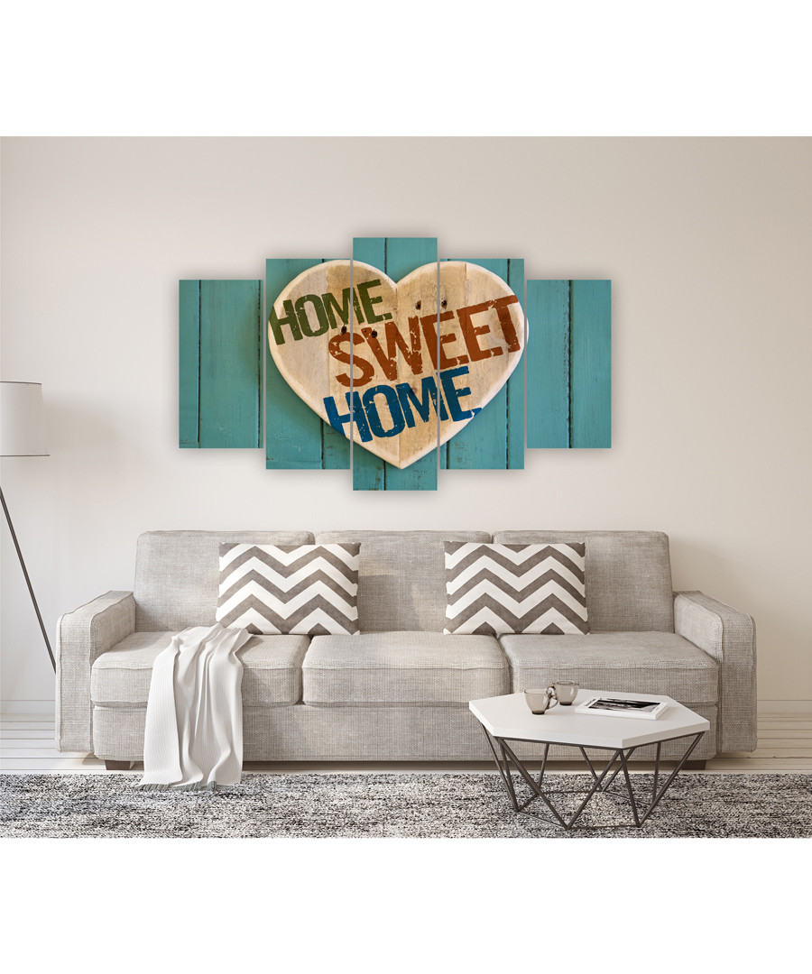 5pc Home Sweet Home wall art Sale - FIFTH