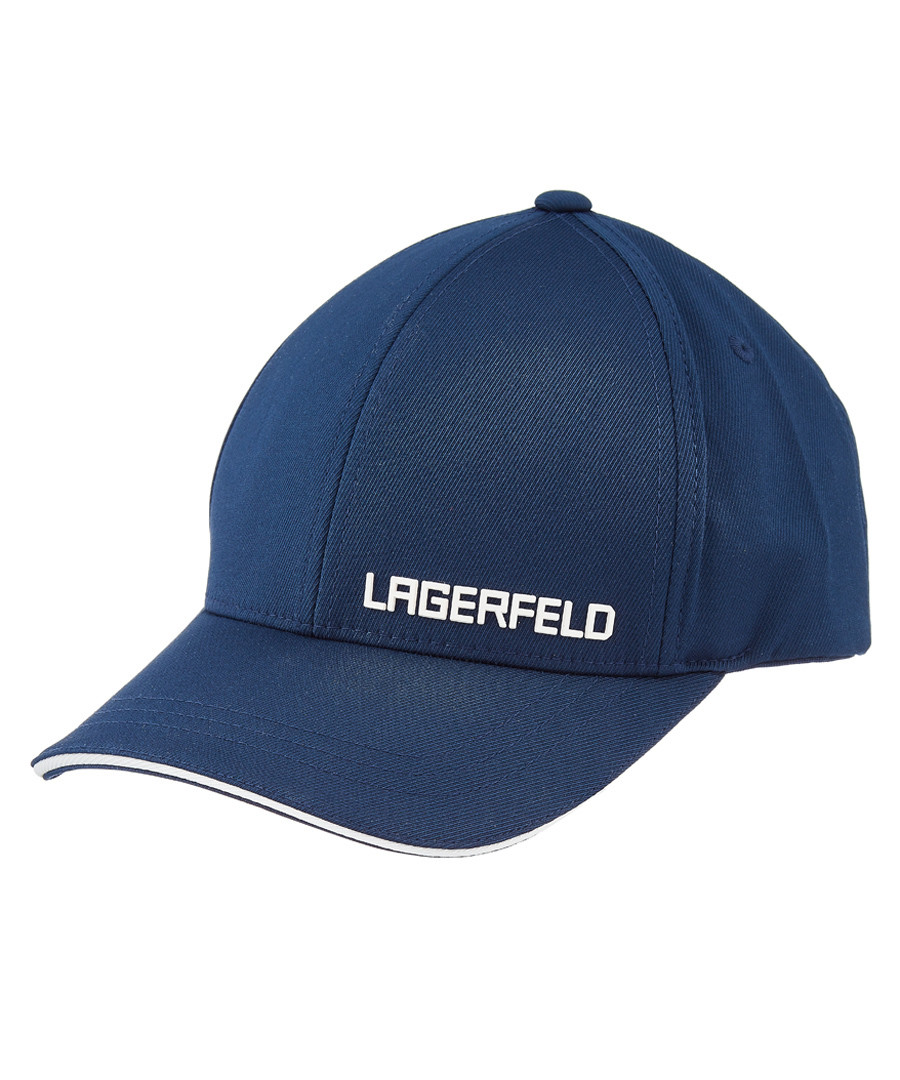 Navy logo cap Sale - Lagerfeld