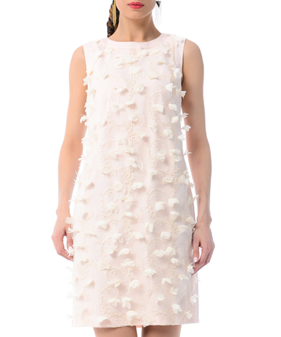 Light pink cotton blend sleeveless dress Sale - Iren Klairie