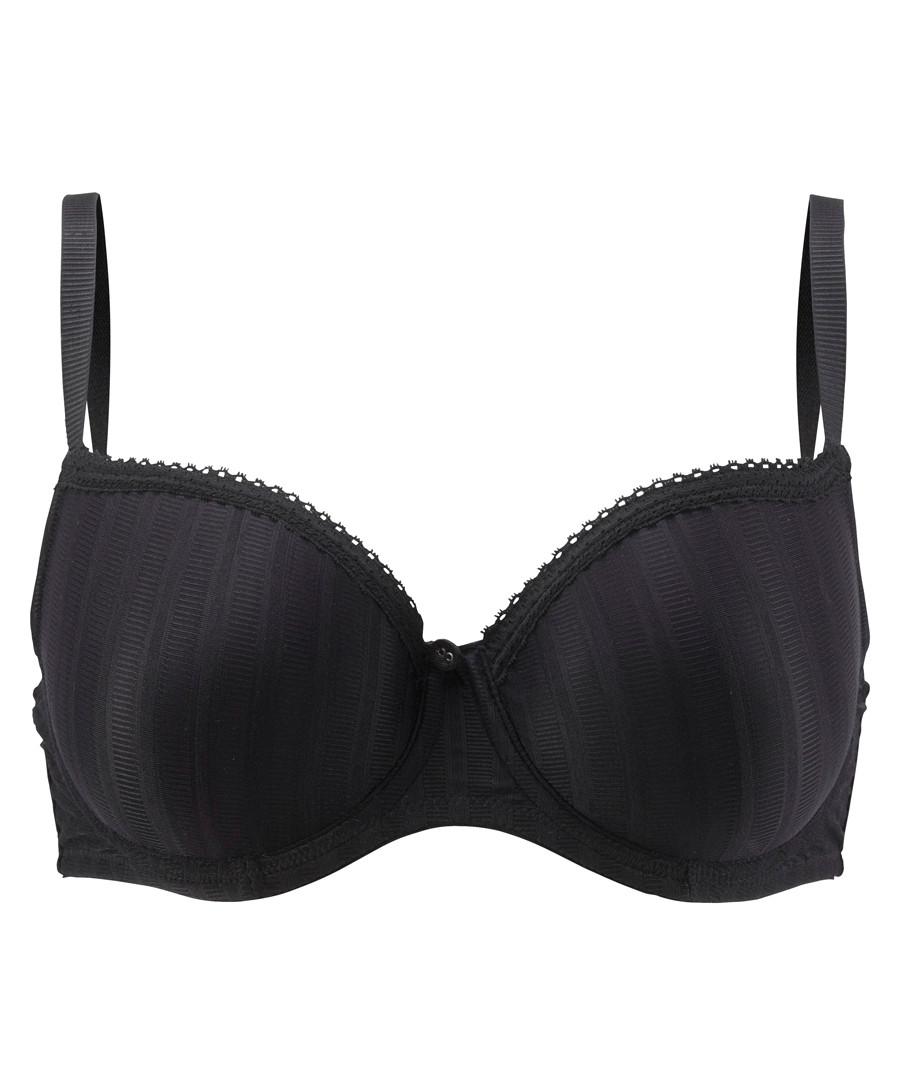 Maddie black trim full cup bra Sale - panache
