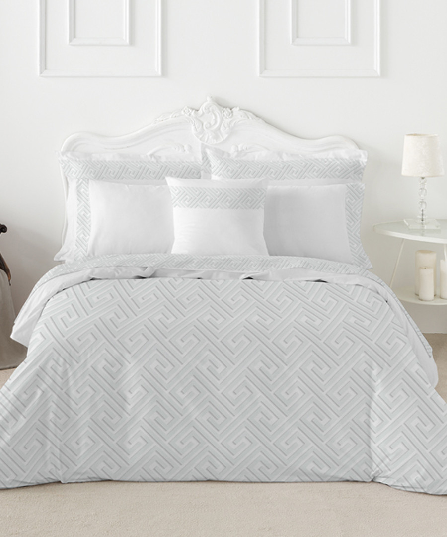 Nordicos white cotton single duvet set Sale - pure elegance