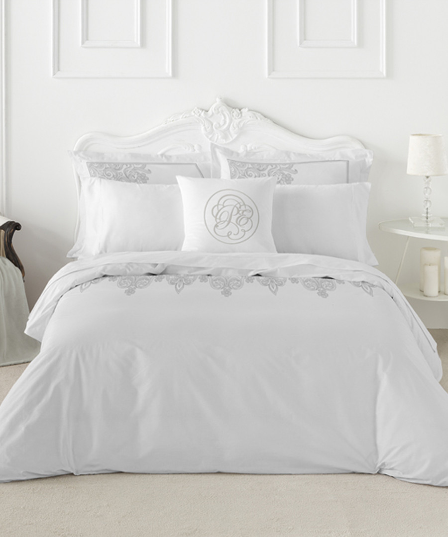 Nordicos grey cotton s.king duvet set Sale - pure elegance