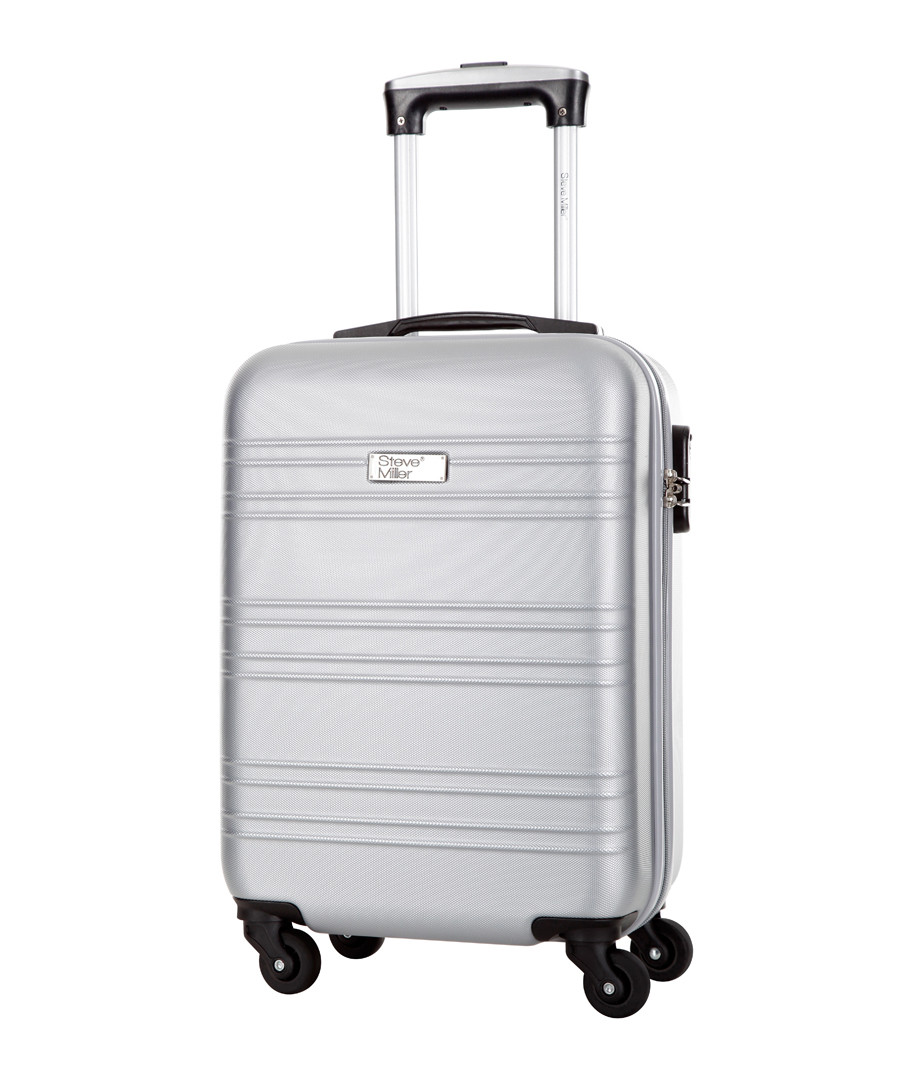 Child silver spinner suitcase 46cm Sale - steve miller