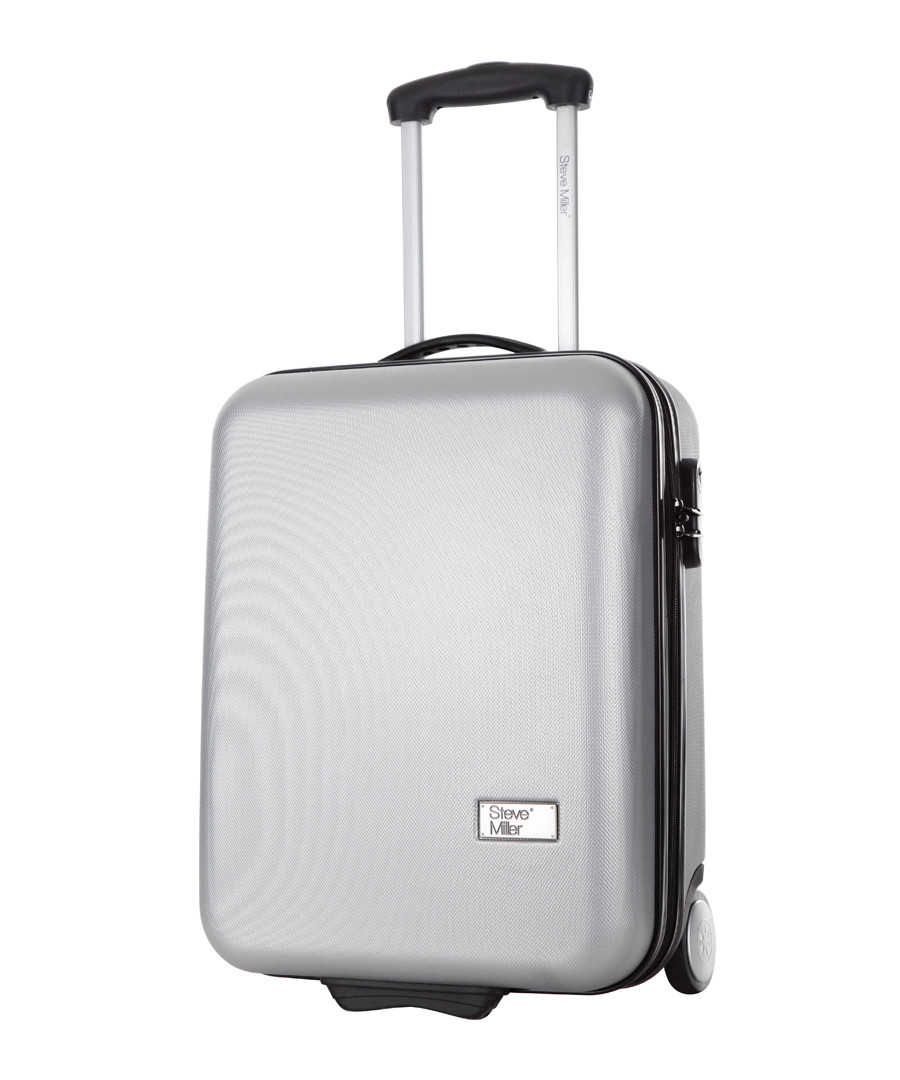 Hover silver upright suitcase 48cm Sale - steve miller