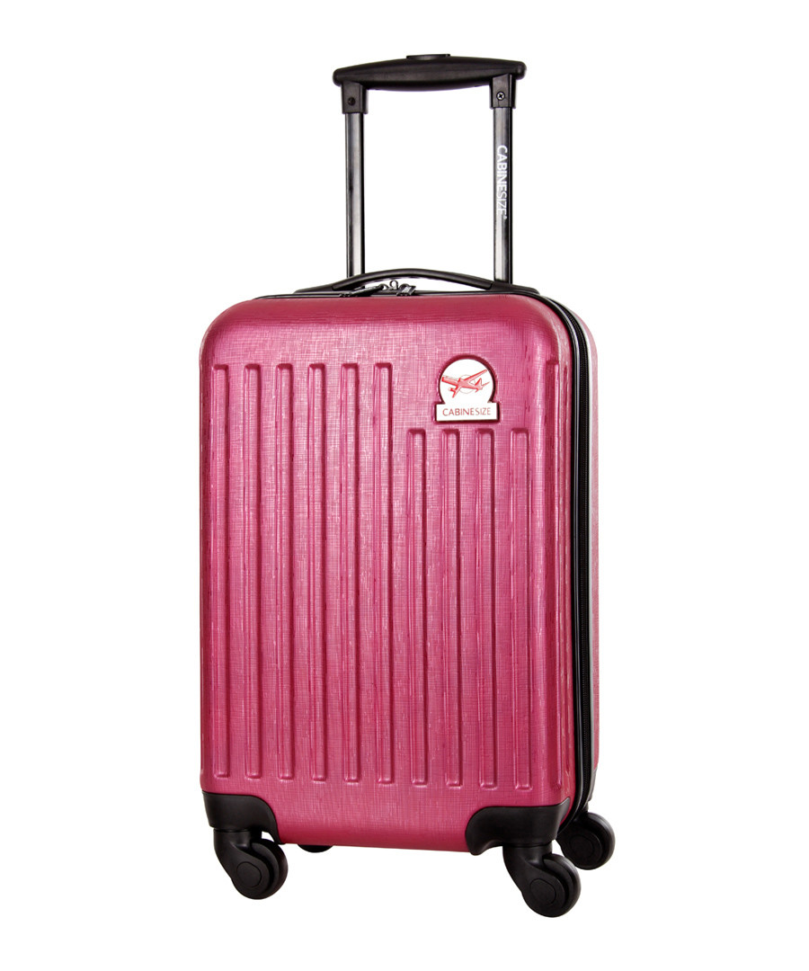 Arial fuchsia spinner suitcase 45cm Sale - cabine size