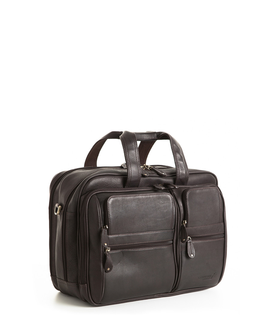Brown leather messenger bag Sale - woodland leathers
