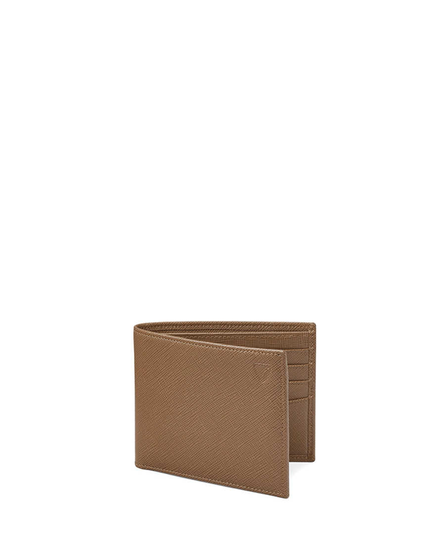 Billfold camel Saffiano leather wallet Sale - Aspinal