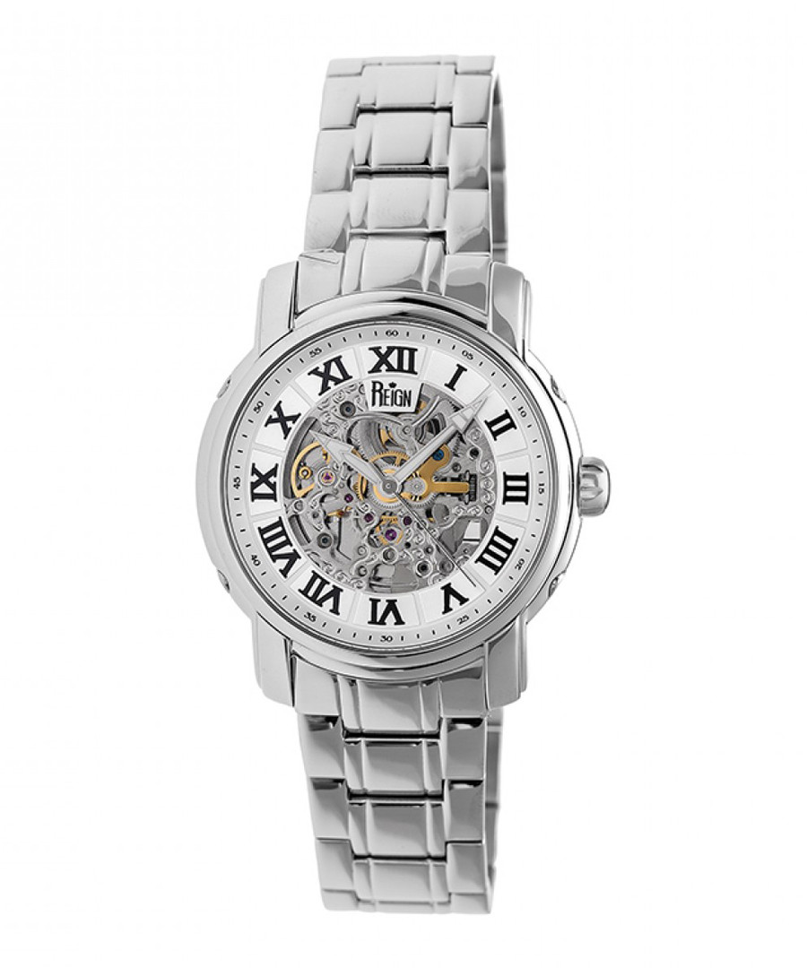Kahn white & silver-tone steel watch Sale - reign