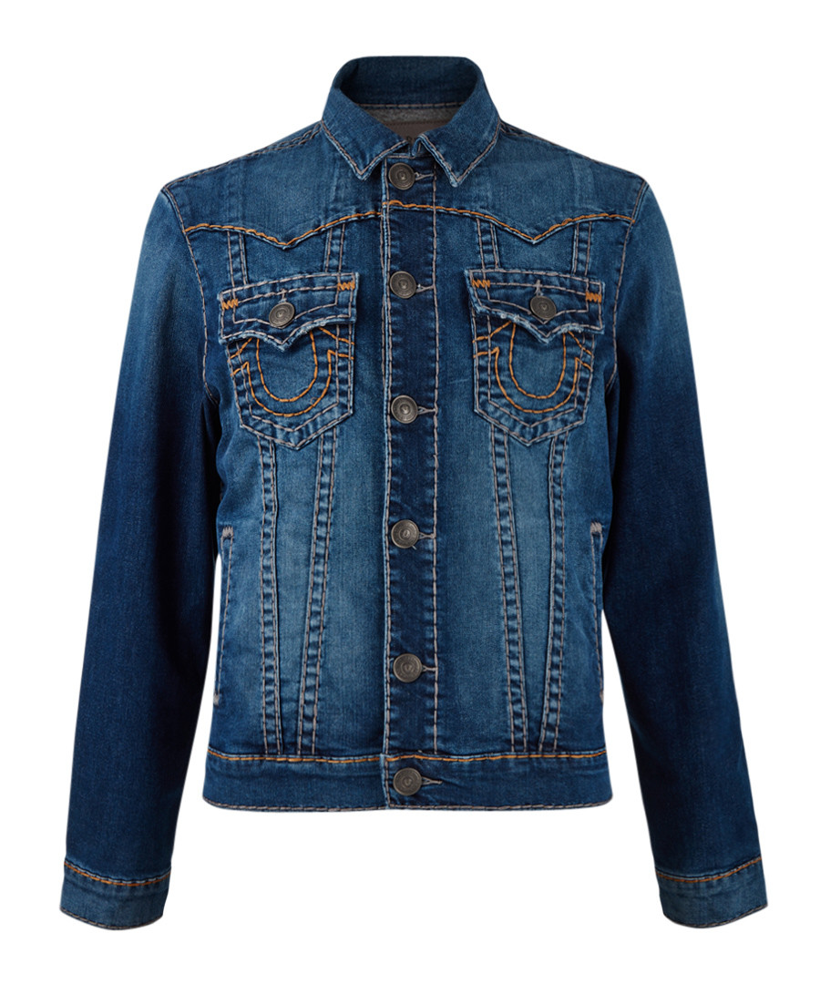 Jimmy indigo button-up jeans Sale - true religion