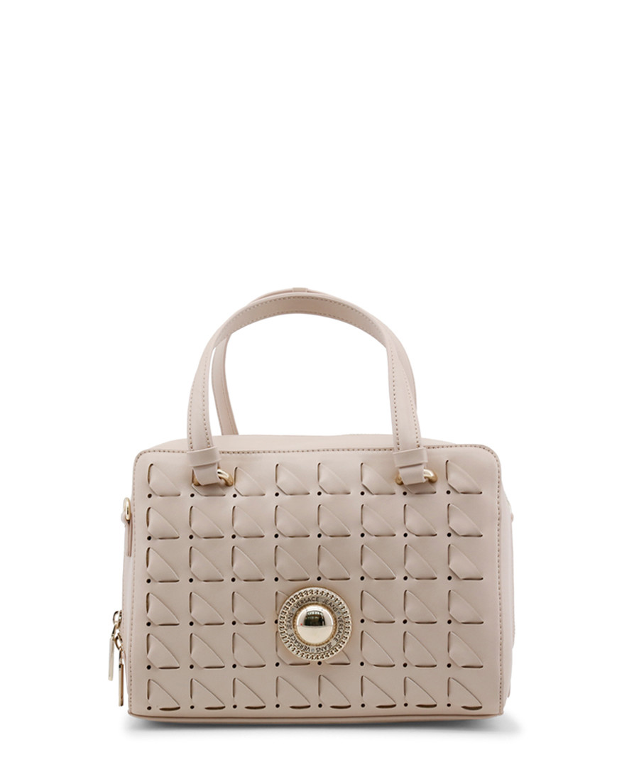 Beige loop box zip-around grab bag Sale - Versace Jeans