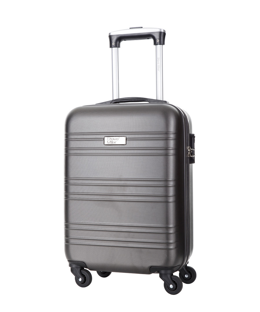 Grey spinner suitcase 46cm Sale - steve miller