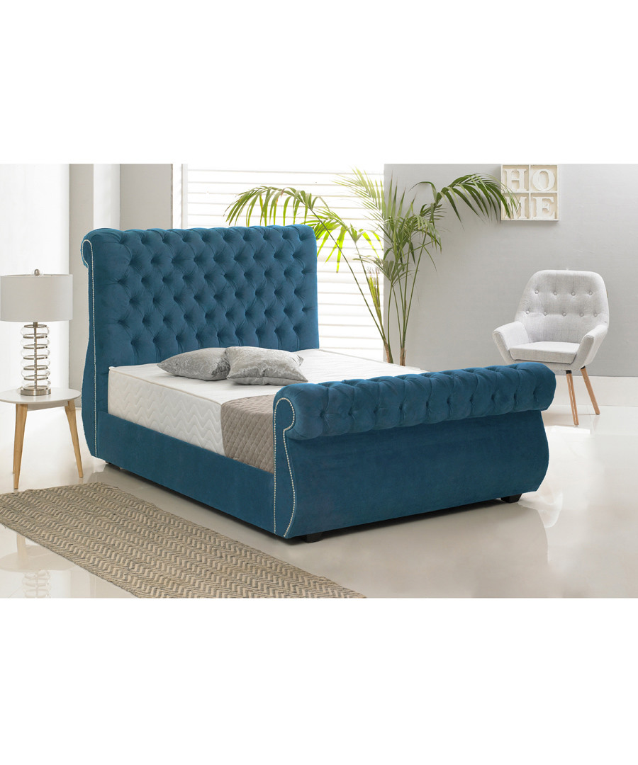2pc blue s.king bed & mattress set Sale - Chiswick